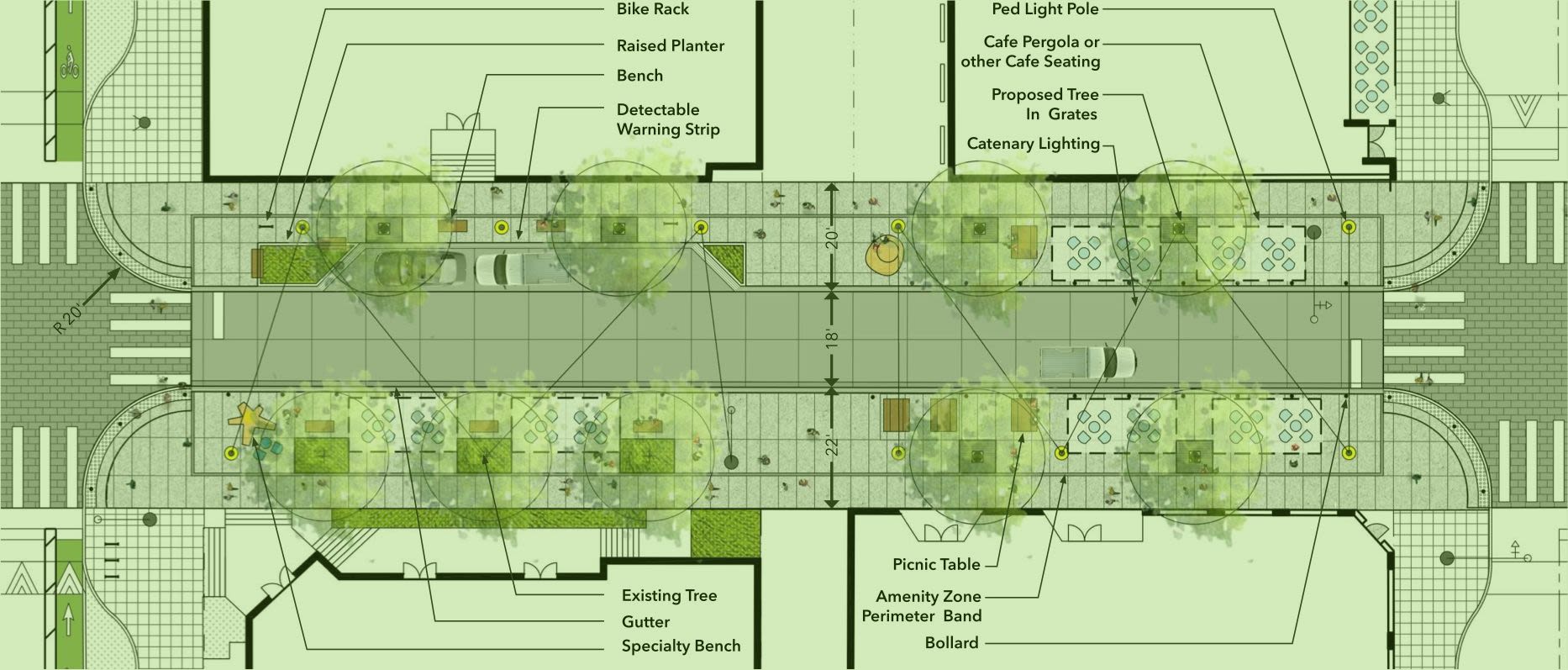 U District Green Street Concept Plan of 2023